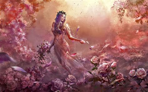 Magical flowers in mythology